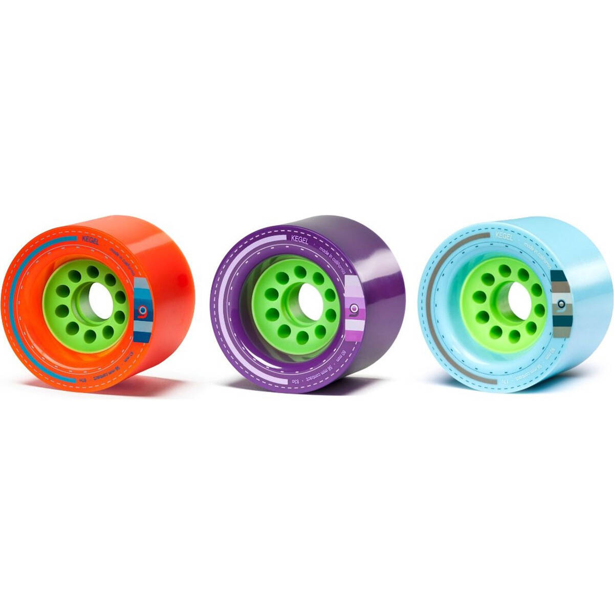 Orangatang Kegel 80mm Longboard Wheels - Orange 80a (Pack Of 4)