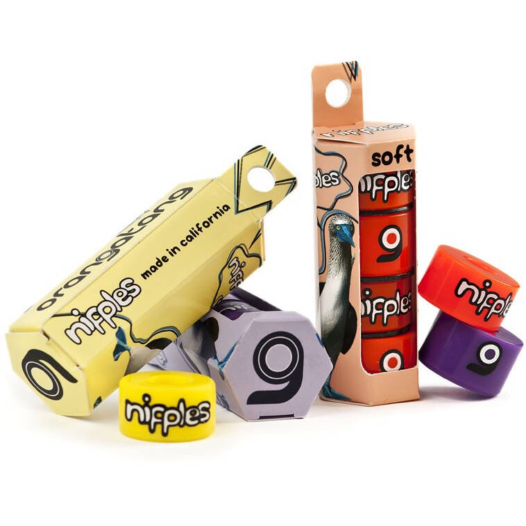 Orangatang Bushings - Yellow Nipples 89A