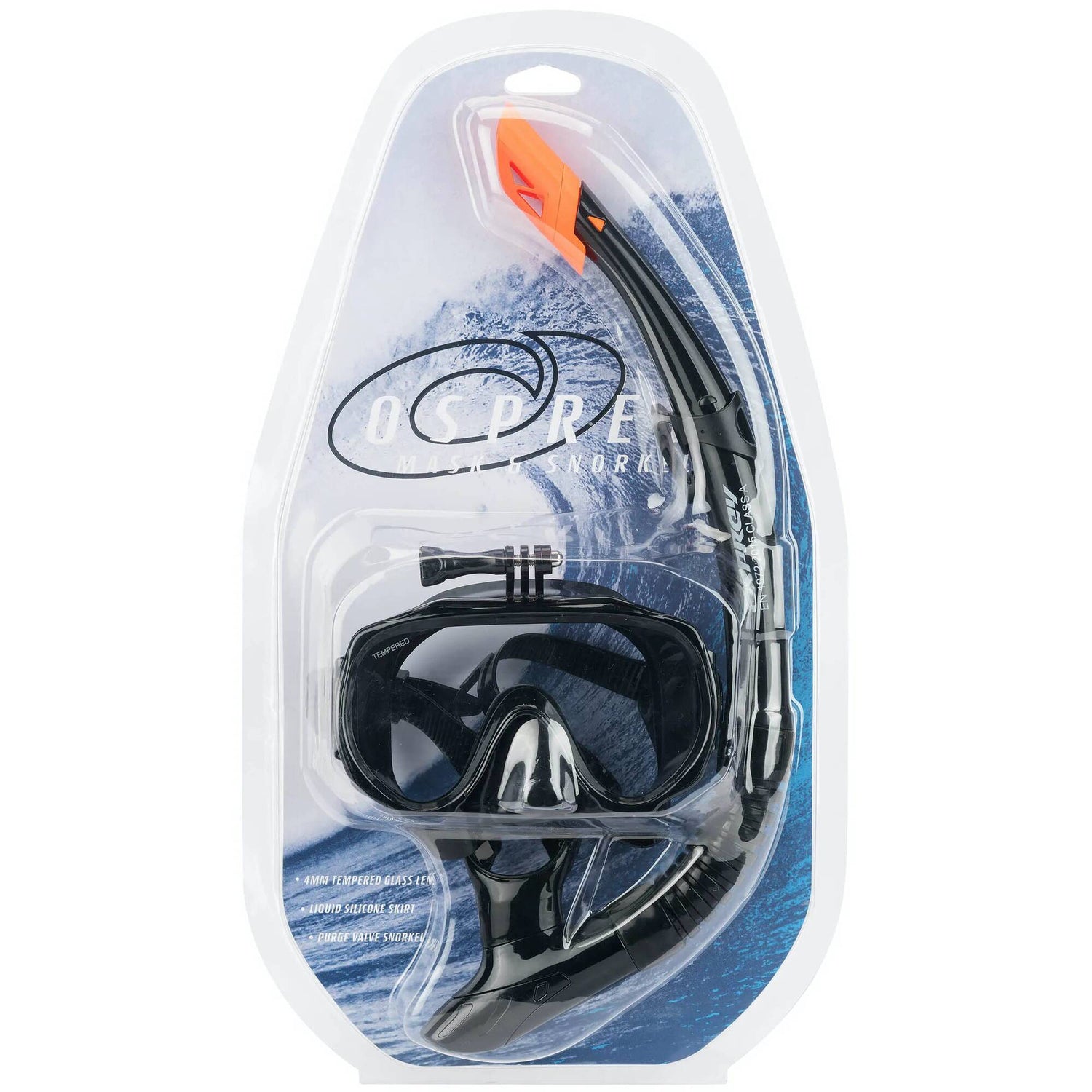 Osprey Mask & Snorkel Camera Mount - Black