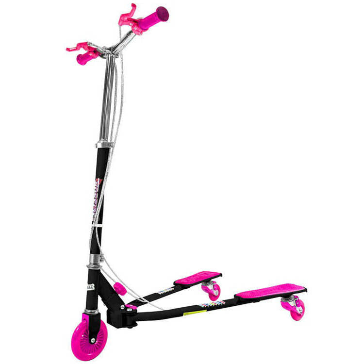 Ozbozz Scissor Scooter - Black/Pink