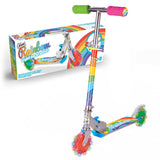 Ozbozz Rainbow Flashing Wheels Kids Scooter