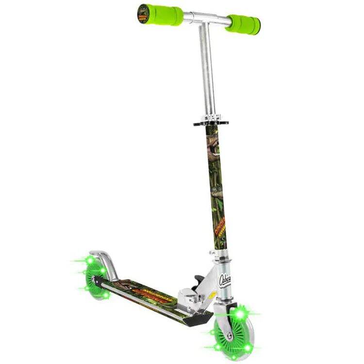 Ozbozz Dinosaur Scooter With 2 Light Up Wheels