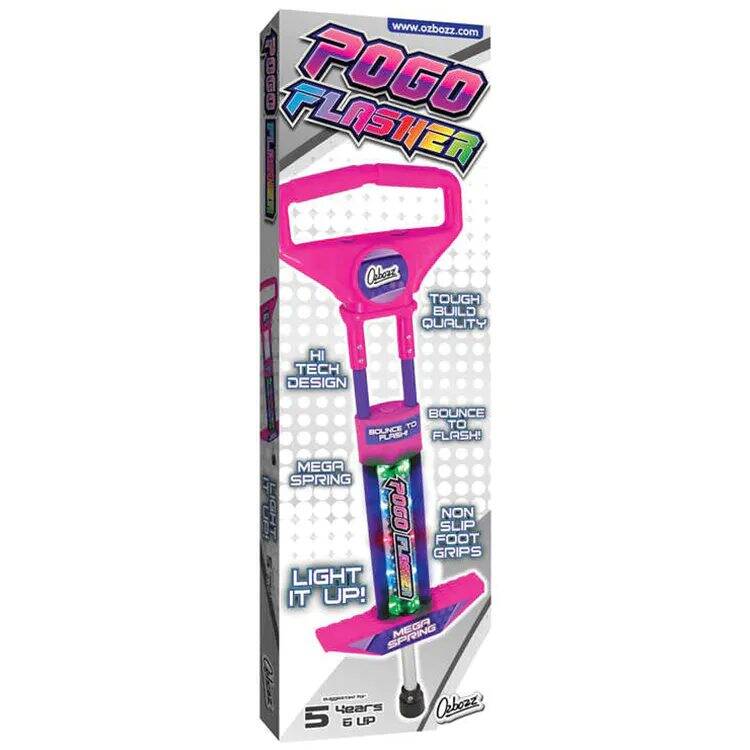 Ozbozz Go Light Up Pogo Stick - Pink