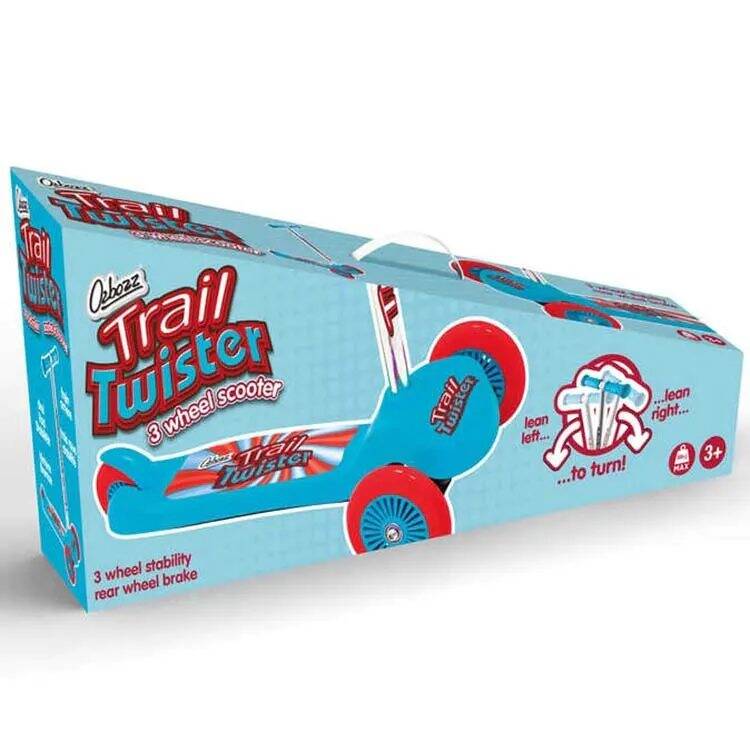 Ozbozz Trail Twist Scooter - Blue