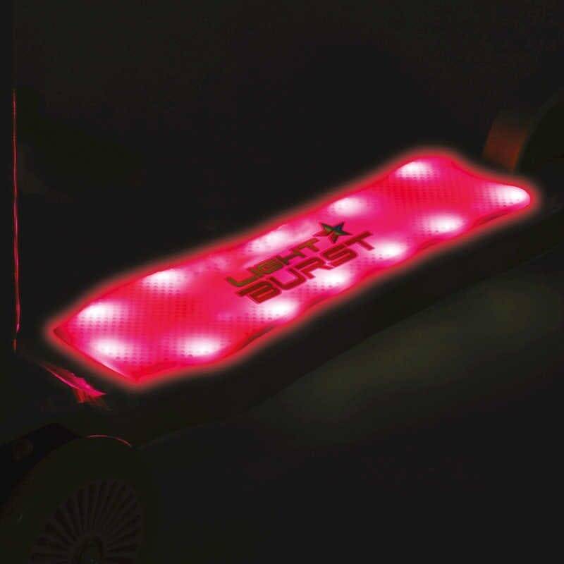 Ozbozz Light Burst Scooter - Pink/White