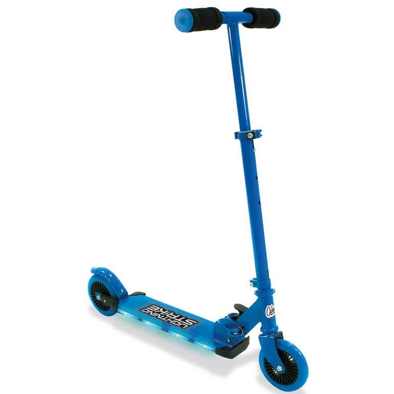 Ozbozz Lightning Strike With Step On Function Scooter - Blue