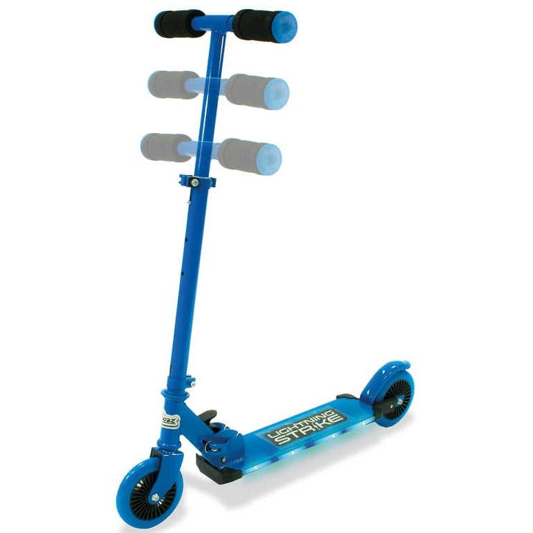 Ozbozz Lightning Strike With Step On Function Scooter - Blue