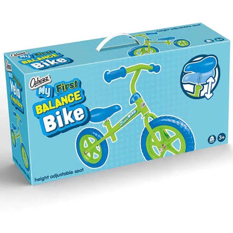 Ozbozz My First Balance Bike - Green/Blue