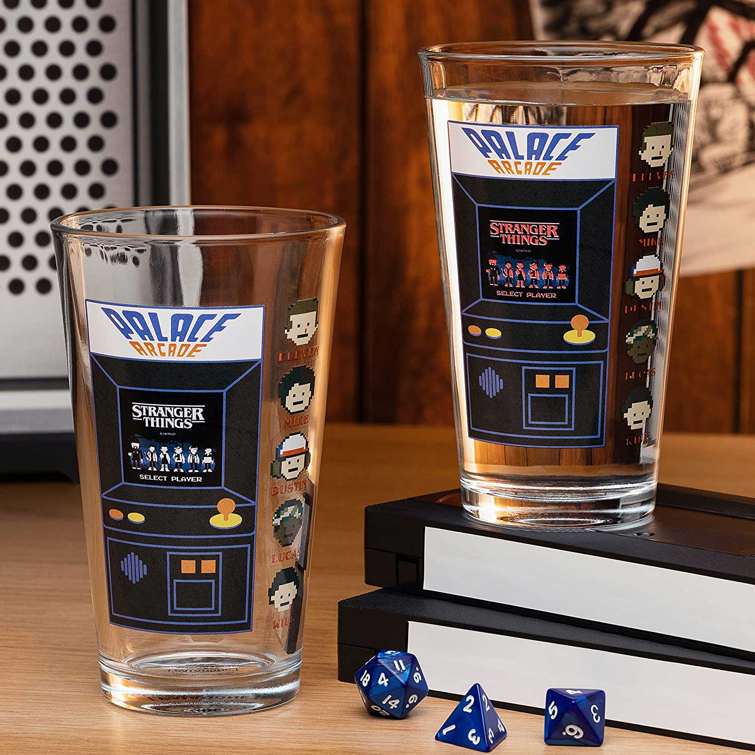 Paladone Stranger Things Arcade Colour Change Glass