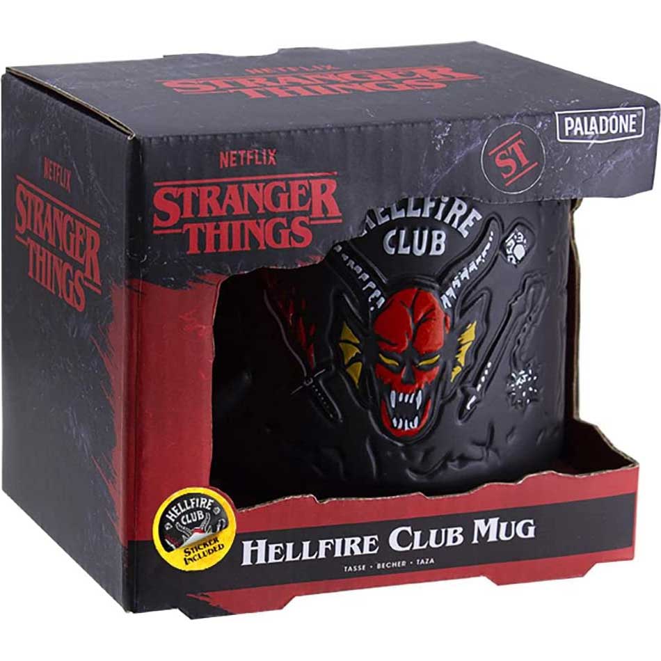 Paladone Stranger Things Hellfire Club Demon Embossed Mug