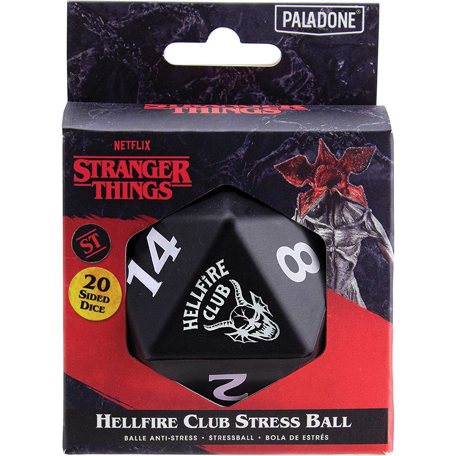 Paladone Stranger Things Hellfire Club Dice Stress Ball
