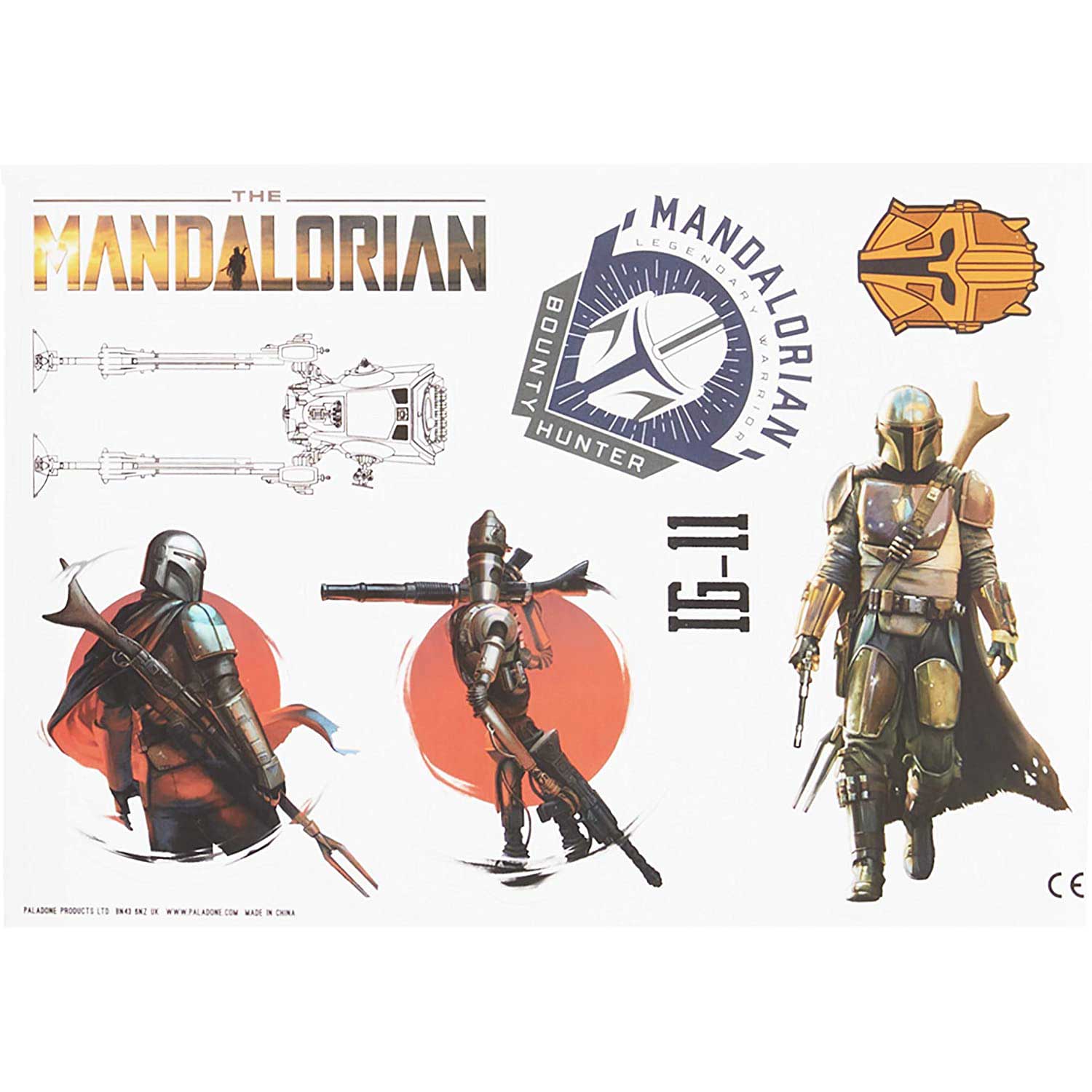 Paladone The Mandalorian Gadget Decals