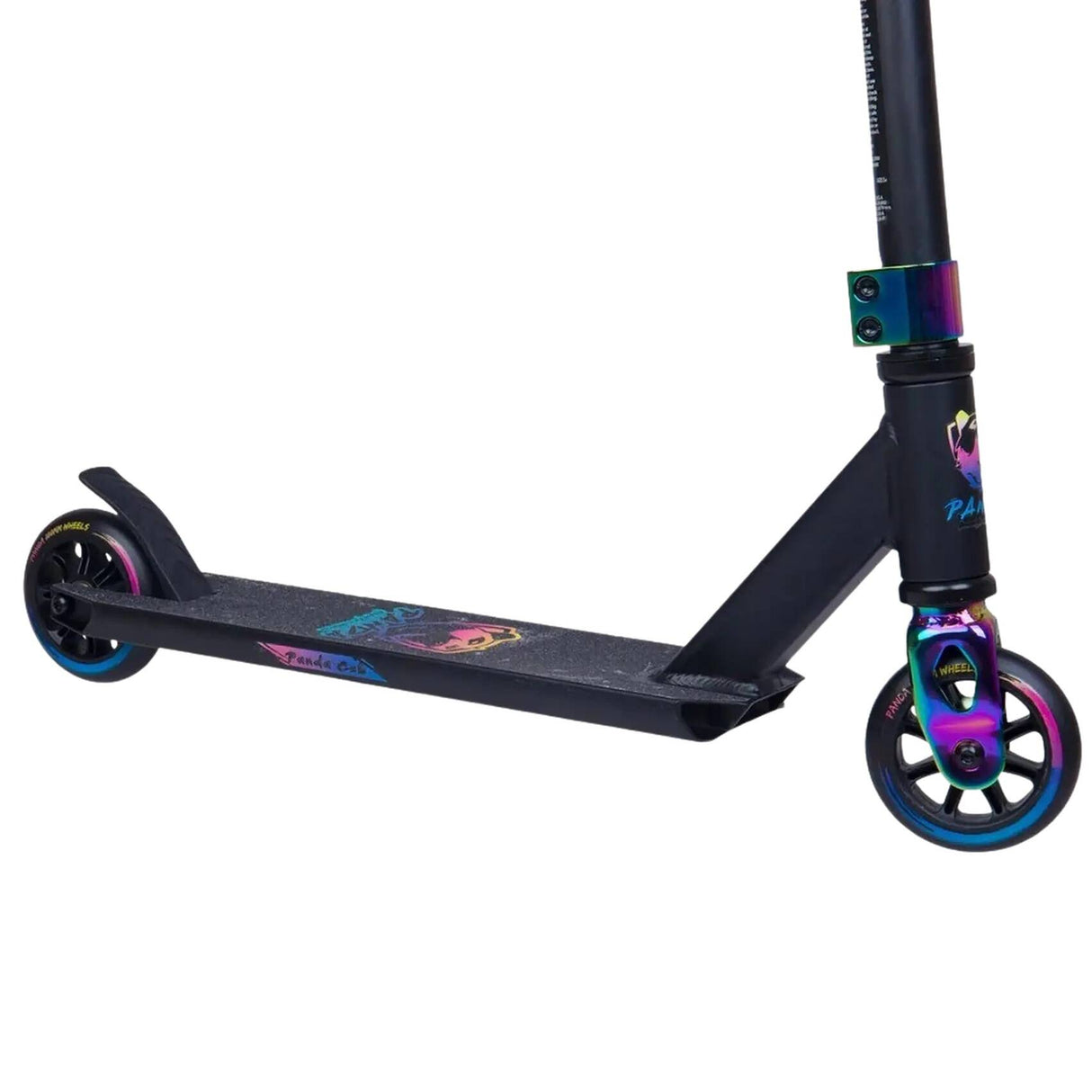 Panda Cub Stunt Scooter - Black/Rainbow