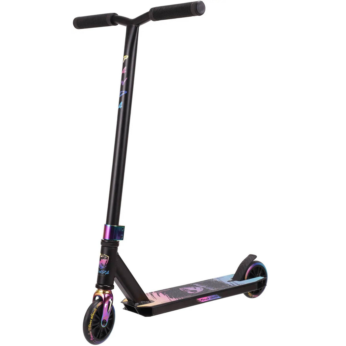 Panda Initio V2 Stunt Scooter - Black Rainbow
