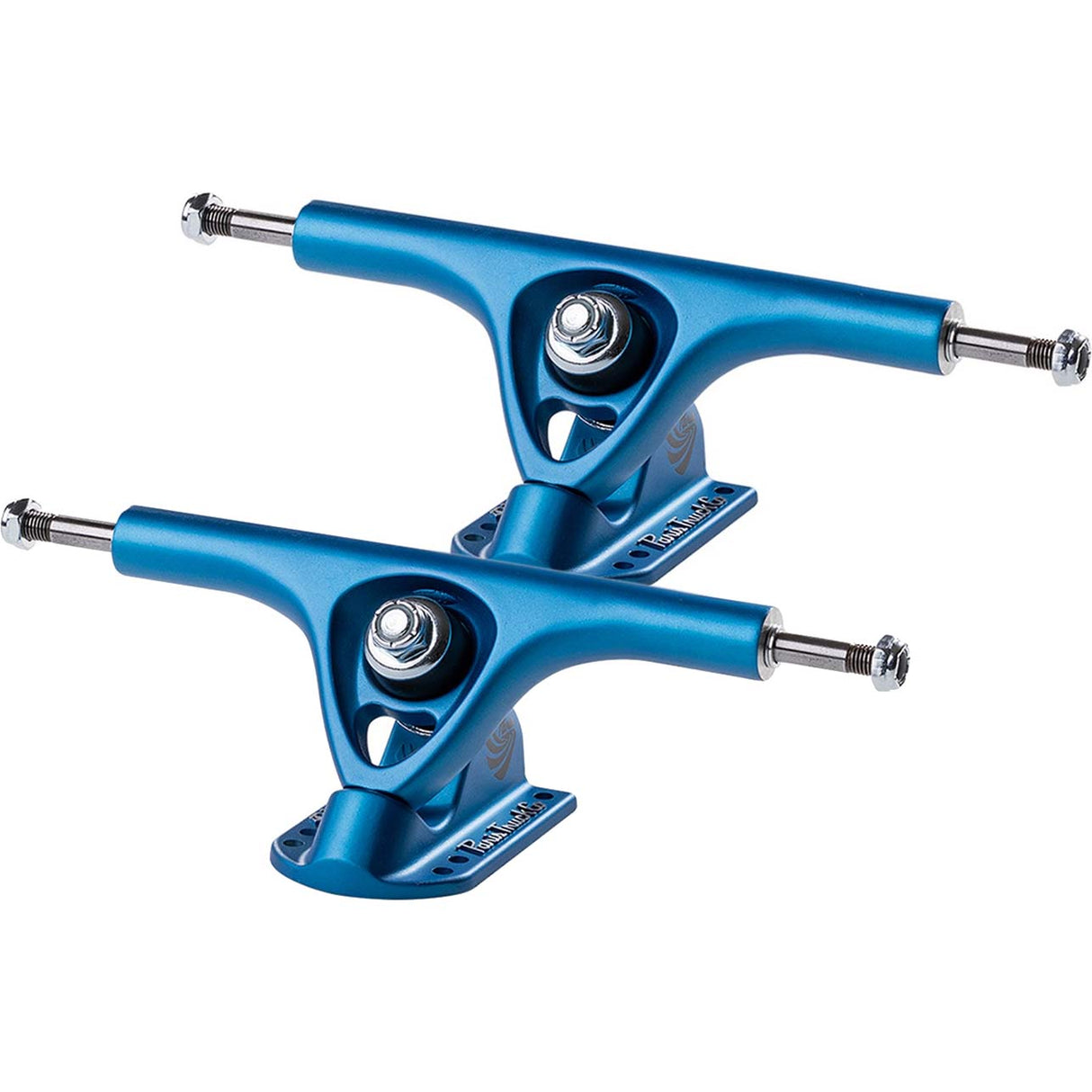 Paris Trucks Co 180mm V2 Longboard Trucks - Blue/Blue