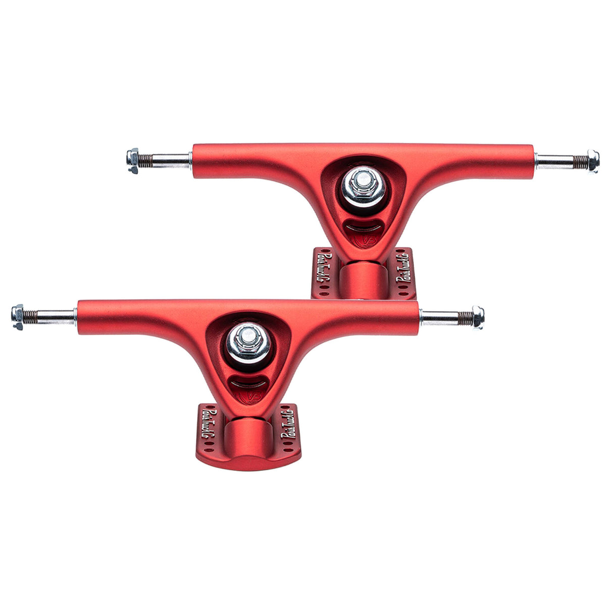 Paris Trucks Co 180mm V3 50° Longboard Trucks - Scarlet Red