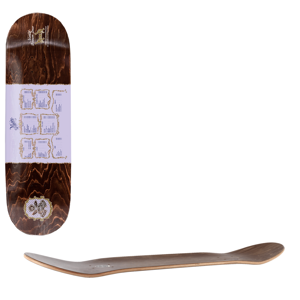 Passport Menu Pro Series Skateboard Deck - Matlok 8.5"