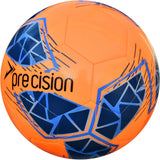 Precision Fusion FIFA Basic Training Size 5 Football - Fluo Orange/Blue/Royal/Grey