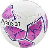 Precision Fusion FIFA Basic Training Size 5 Football - White/Pink/Purple/Grey