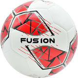 Precision Fusion FIFA Basic Training Size 5 Football - White/Red/Grey/Black