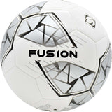 Precision Fusion FIFA Basic Training Size 5 Football - White/Silver/Black/White