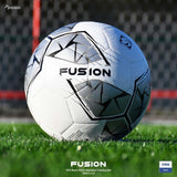Precision Fusion FIFA Basic Training Size 5 Football - White/Silver/Black/White