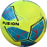 Precision Fusion FIFA Basic Training Size 5 Football - Fluo Yellow/Teal/Cyan/Red