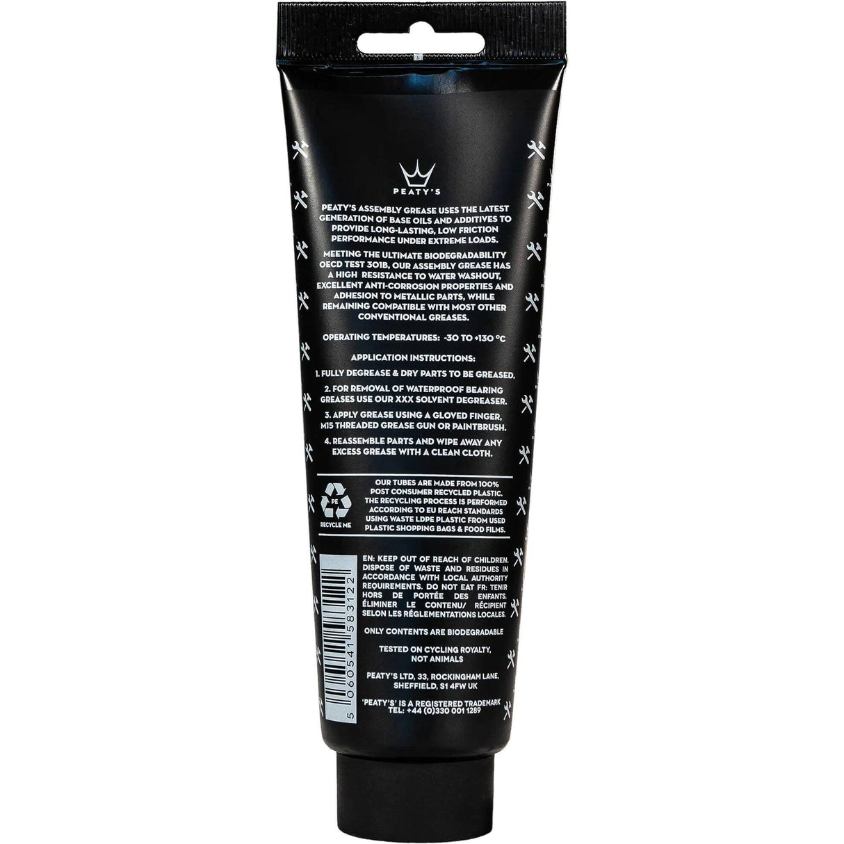 Peatys Bicycle Assembly Grease 100g Bike Cleaner