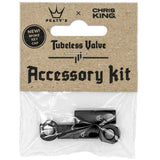 Peatys x Chris King (MK2) Tubeless Valves Accessory Kit - Black