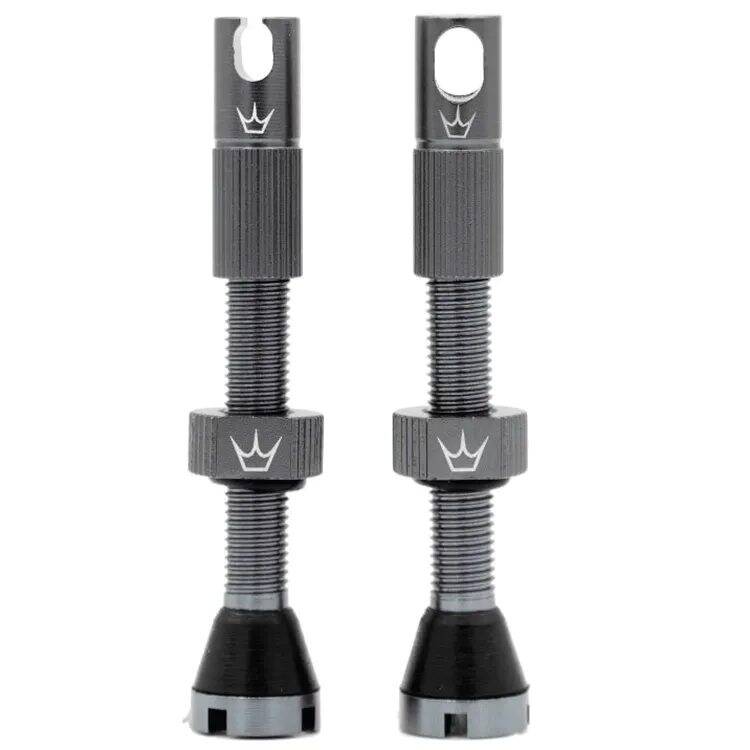 Peatys x Chris King (MK2) Tubeless Valves - Slate 42mm