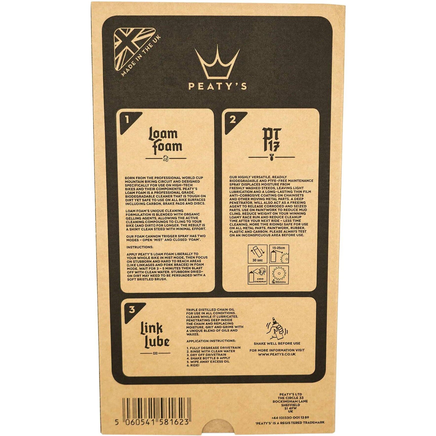 Peatys Wash Prevent Lubricate Bike Cleaning Kit