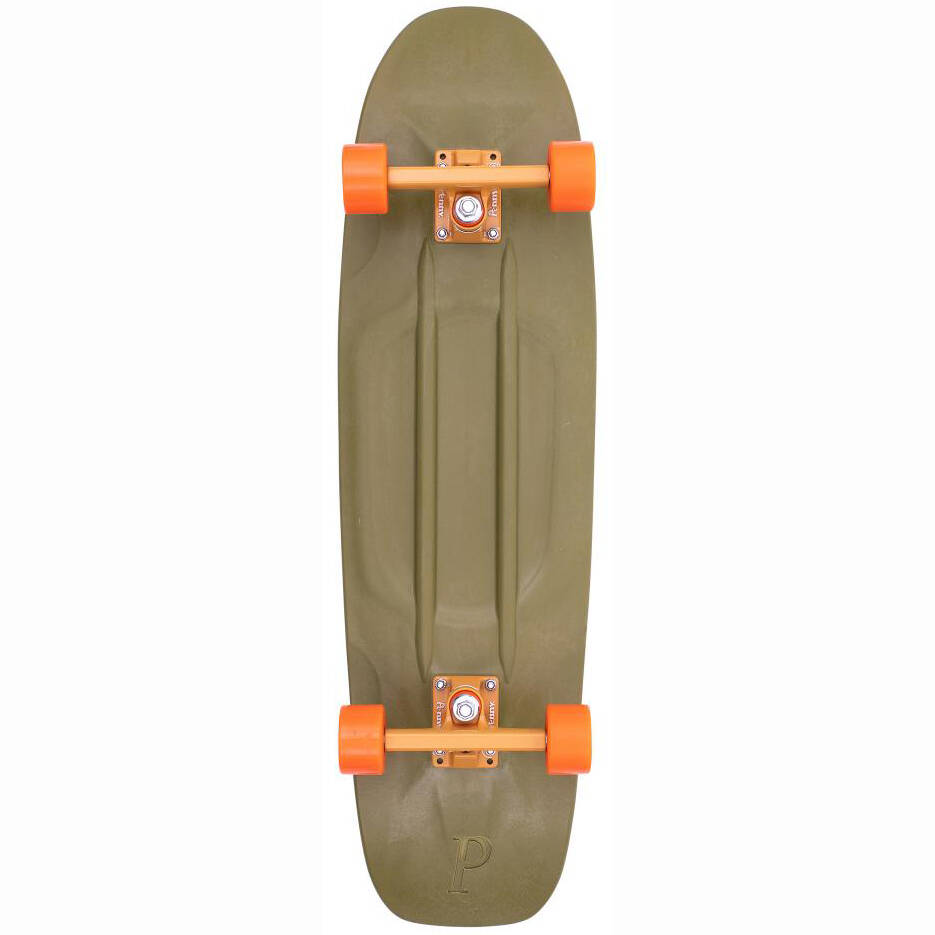 Penny Burnt Olive Complete Cruiser - Green/Orange 32''