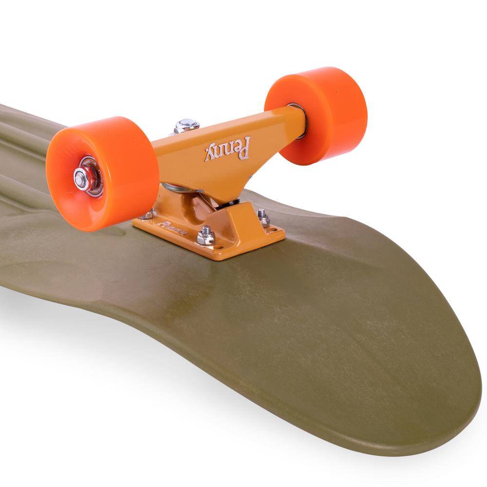 Penny Burnt Olive Complete Cruiser - Green/Orange 32''