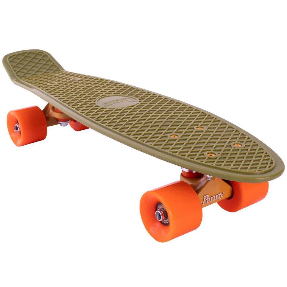 Penny Burnt Olive Complete Cruiser - Green/Orange 22''