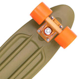 Penny Burnt Olive Complete Cruiser - Green/Orange 22''