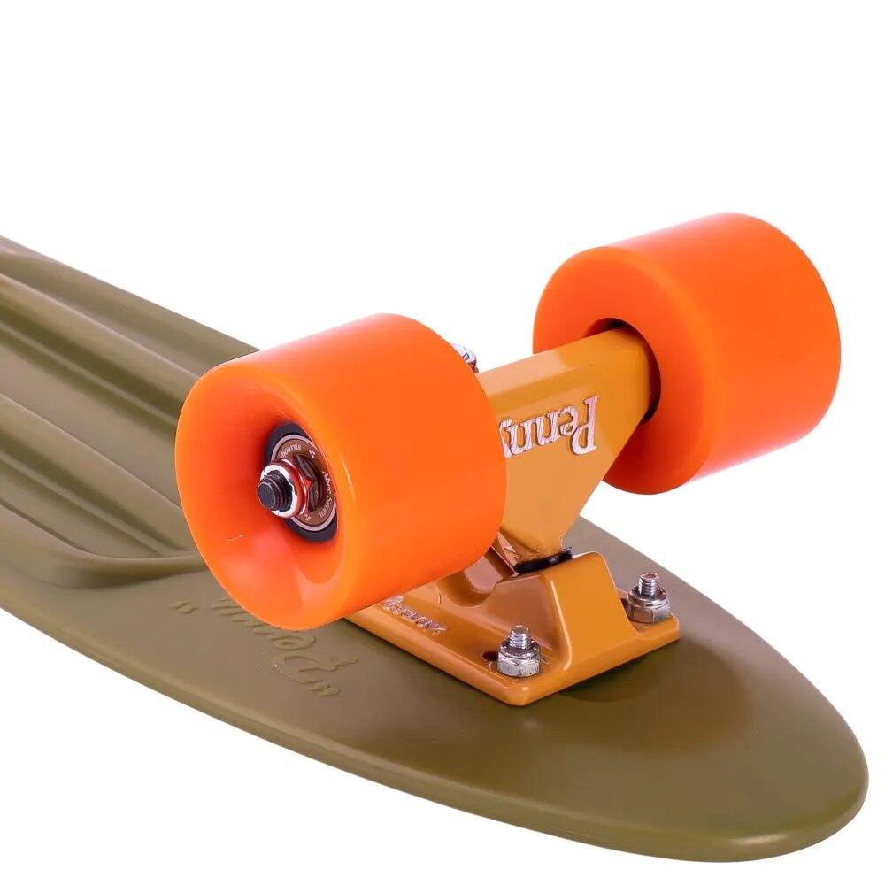 Penny Burnt Olive Complete Cruiser - Green/Orange 22''