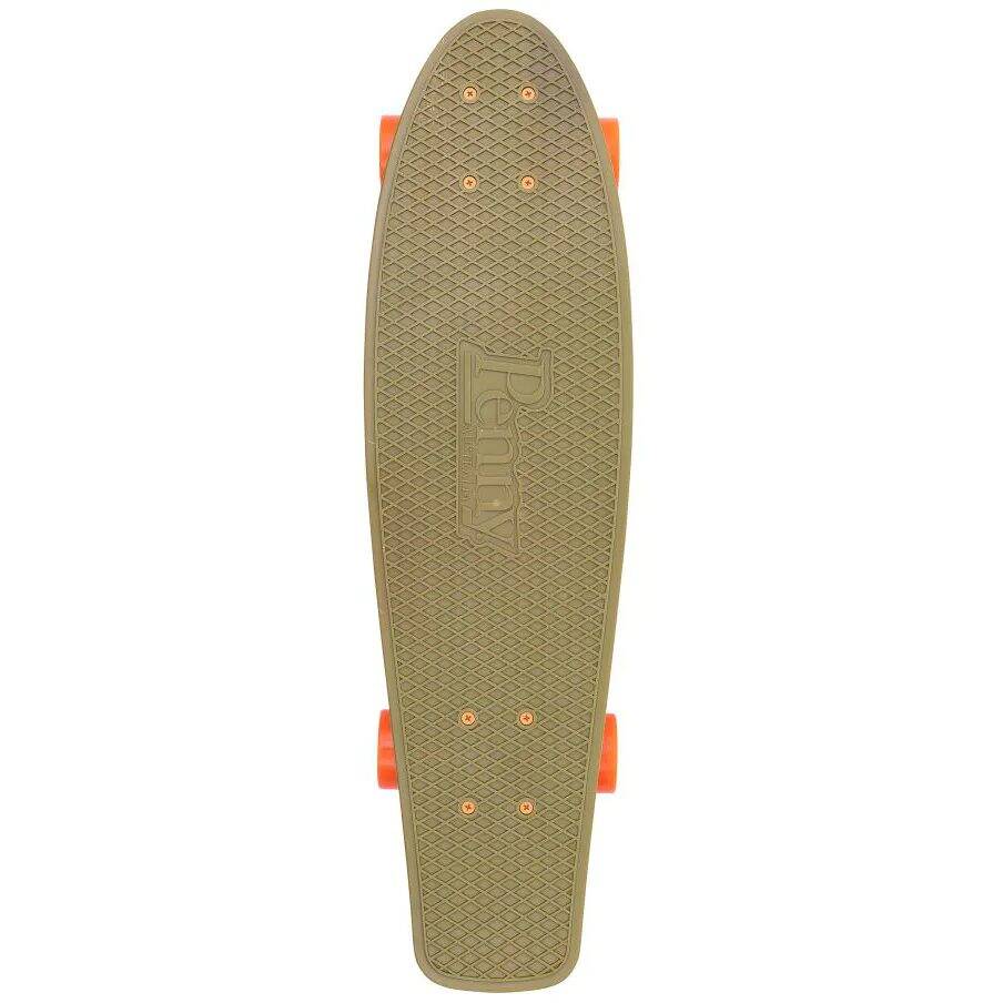 Penny Burnt Olive Complete Cruiser - Green/Orange 27''