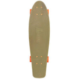 Penny Burnt Olive Complete Cruiser - Green/Orange 27''