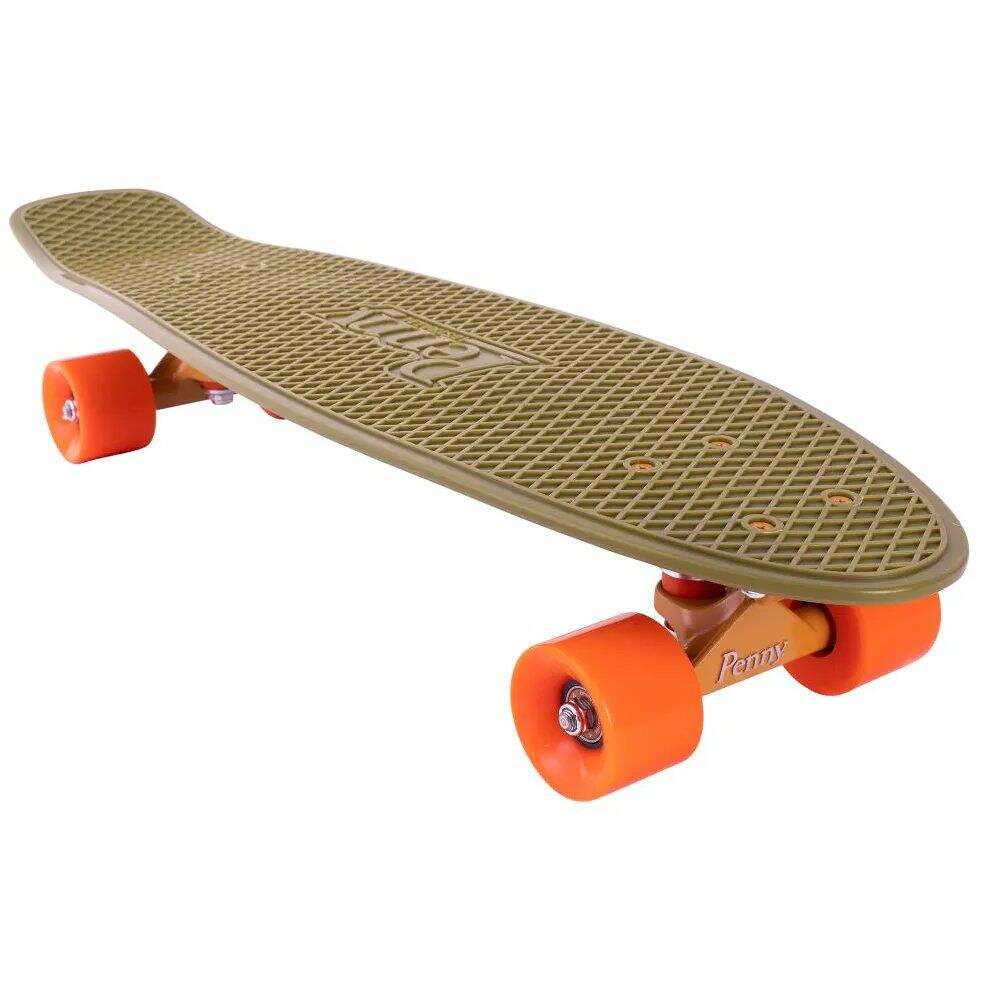 Penny Burnt Olive Complete Cruiser - Green/Orange 27''