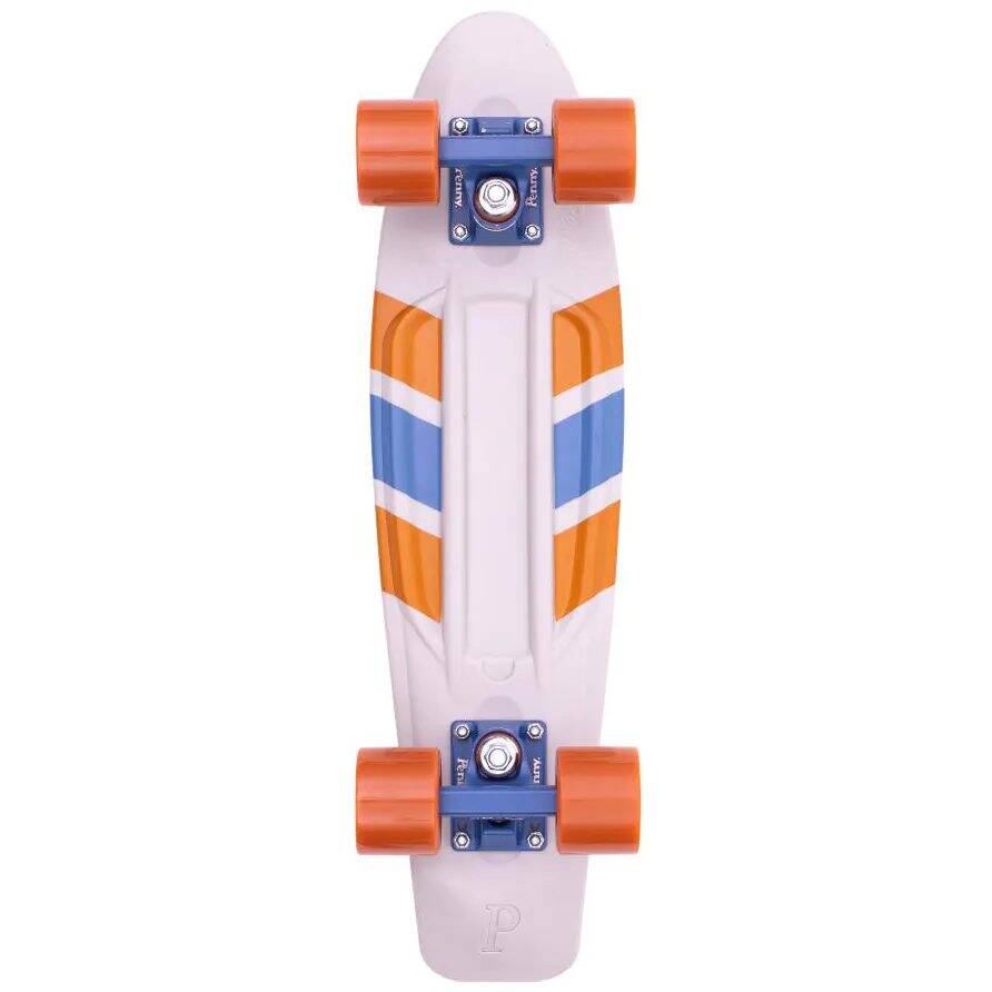 Penny Chevron Complete Cruiser - Grey/Orange 22''