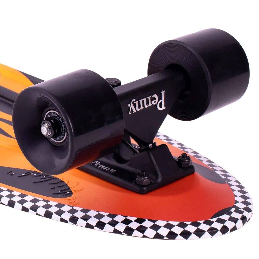 Penny Flame Complete Cruiser - Black/Yellow 27''