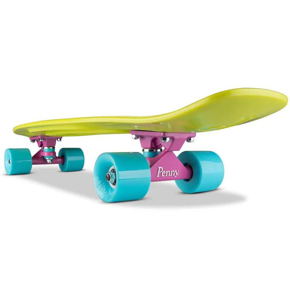 Penny Nickel Costa Complete Cruiser - Lime Green/Pink 27''