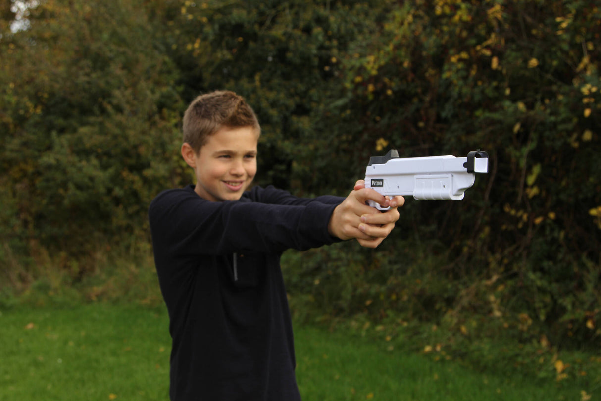 Petron Stealth Toy Pistol - White