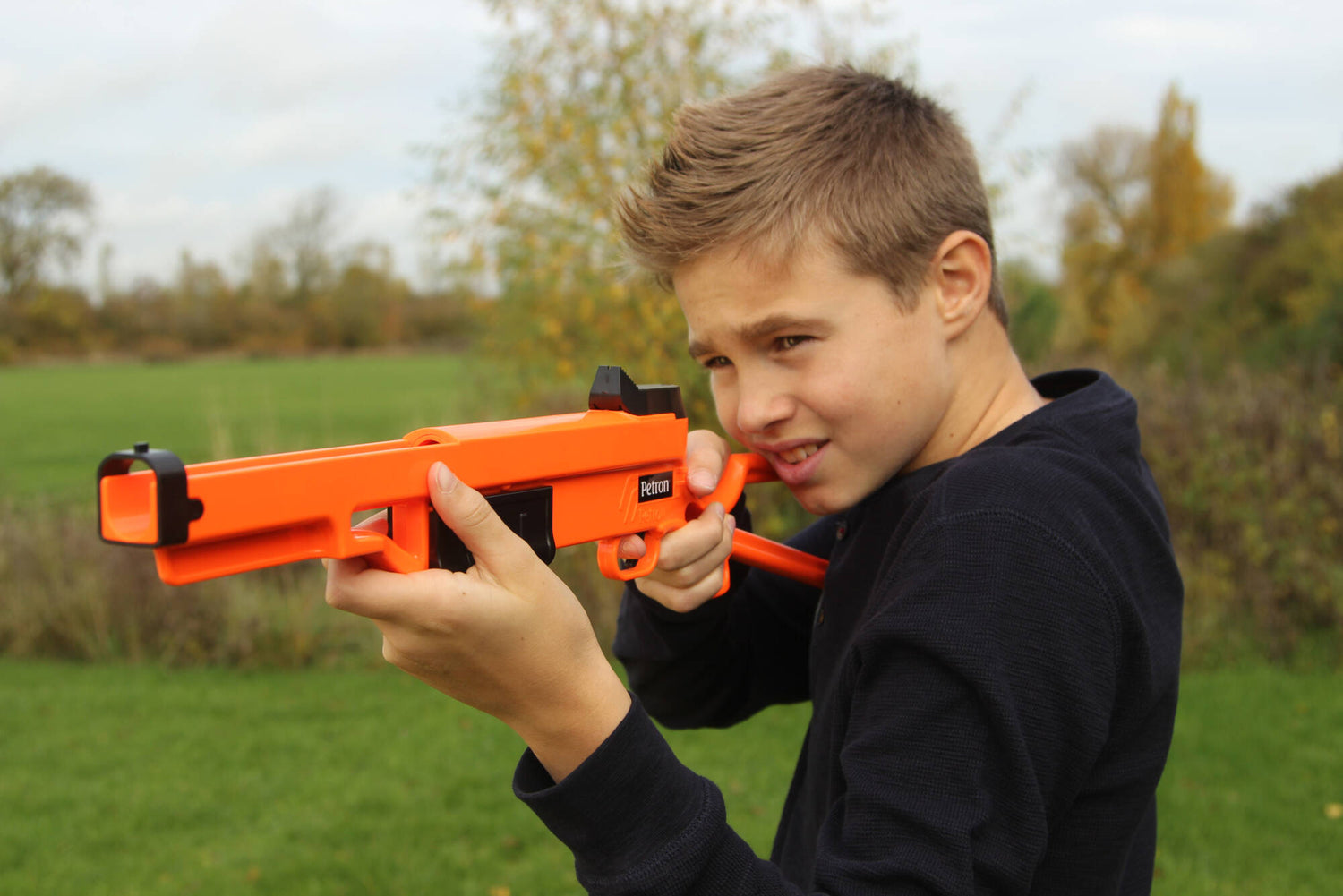 Petron Sureshot Toy Rifle and Target Combo Pack - Orange