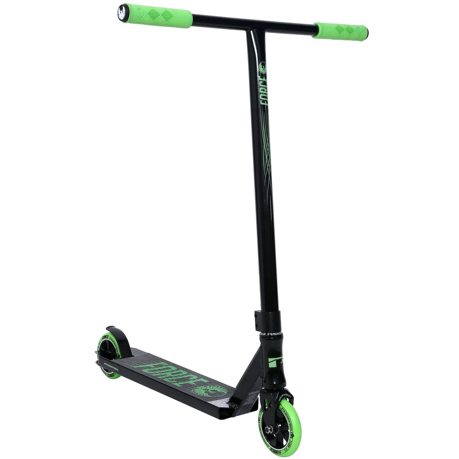Phoenix Pro Force Stunt Scooter - Black/Neon Green
