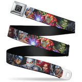 Buckle-Down Avengers Block Logo Belt
