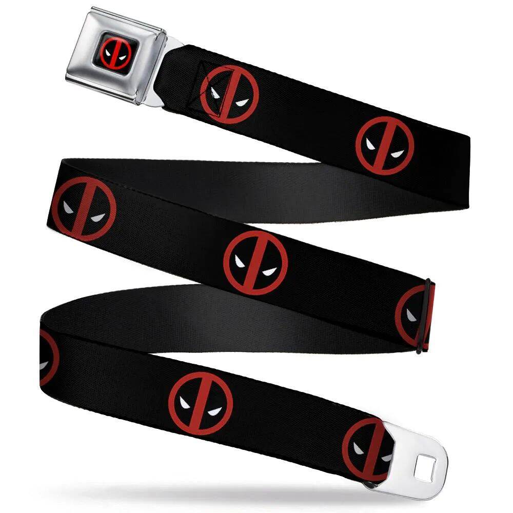 Buckle-Down Marvel Deadpool Logo Belt