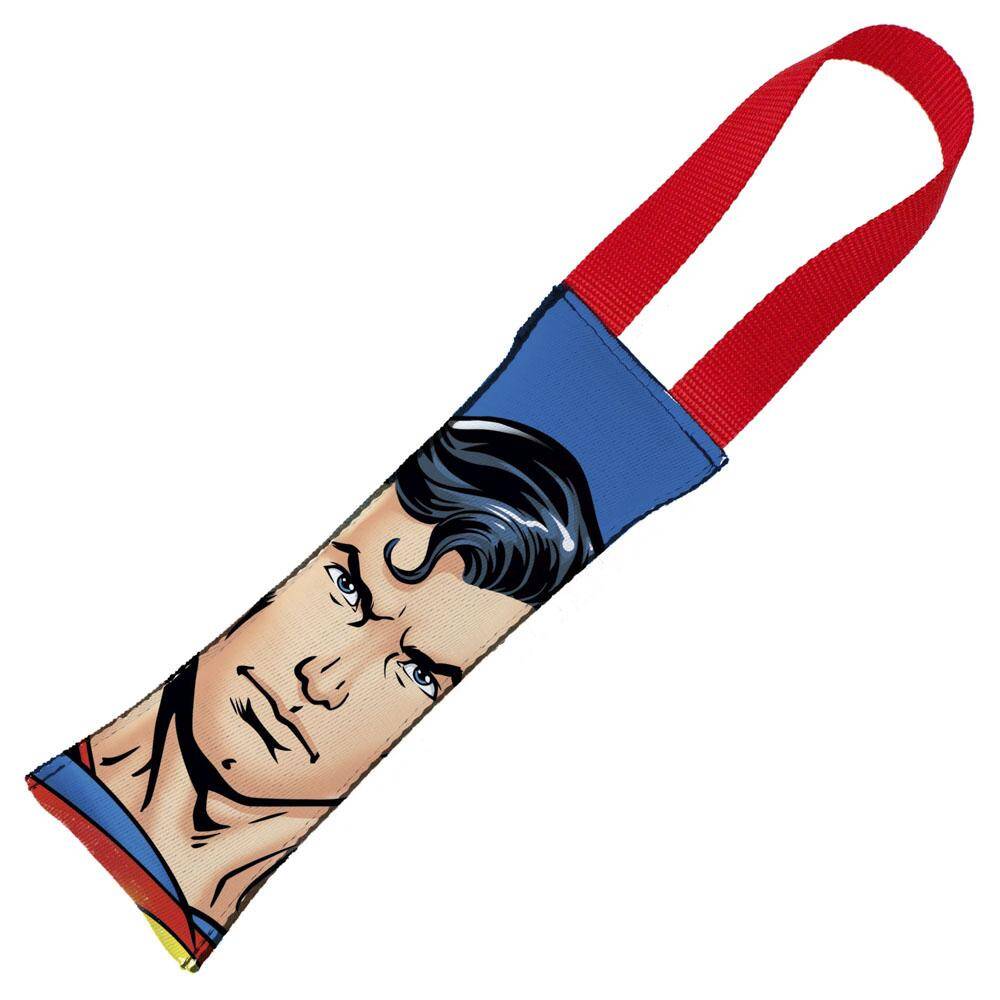 Dog Toy Tug Toy - Superman Character + Logo