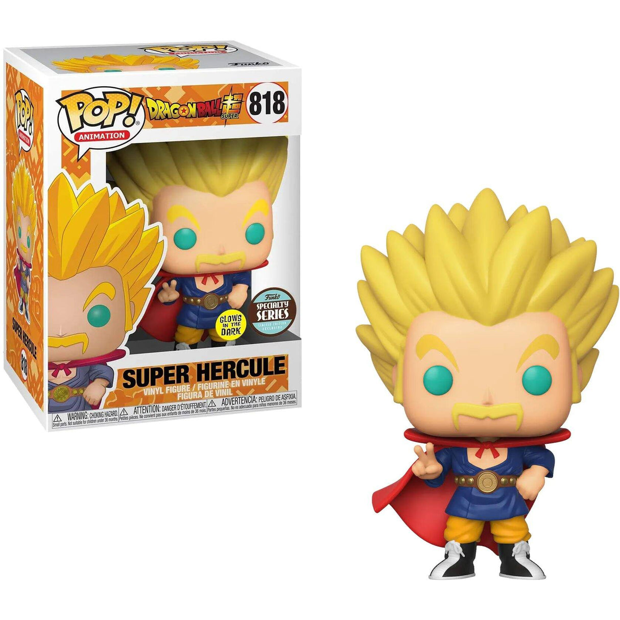 Funko POP! Vinyl - Dragon Ball Super S4 - Super Saiyan Hercule (Glow)