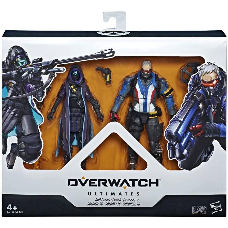 Hasbro Overwatch Ultimates -  Ana and Soldier 76 Dual Pack Action Figure 6''